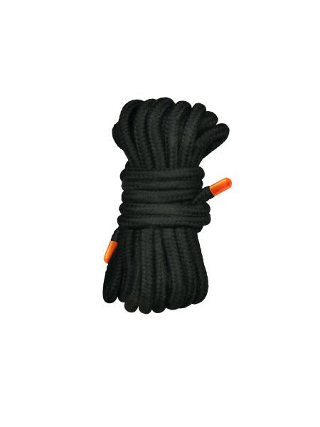 The 9's, Orange Is The New Black, Tie Me Ups Cotton/nylon Blend Bondage Rope, Black With Orange Aigl