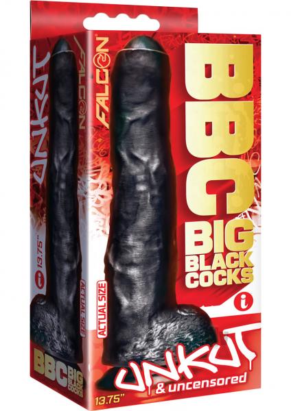 Falcon BBC Big Black Cock Unkut 13.75 inches Dildo