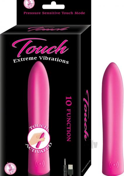 Touch Activated Vibrations Pink Vibrator