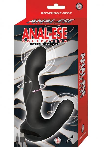 Anal-Ese Rotating P-Spot Vibe Black Prostate Massager