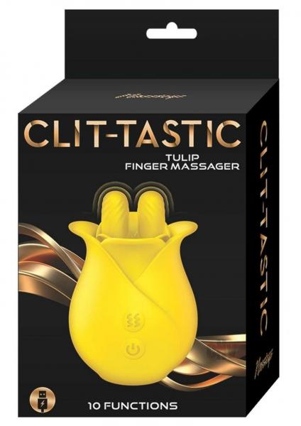 Clit-tastic Tulip Finger Massager Yellow