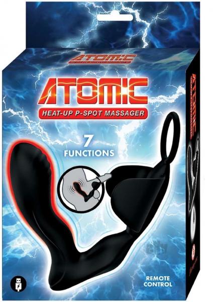 Atomic Heat-up P-spot Massager Black