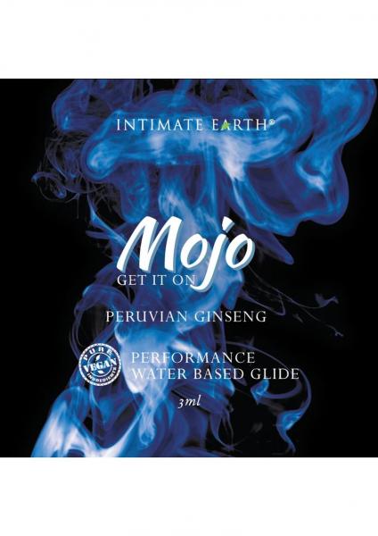 Mojo Peruvian Ginseng Waterbased Performance Glide 3 Ml Foil