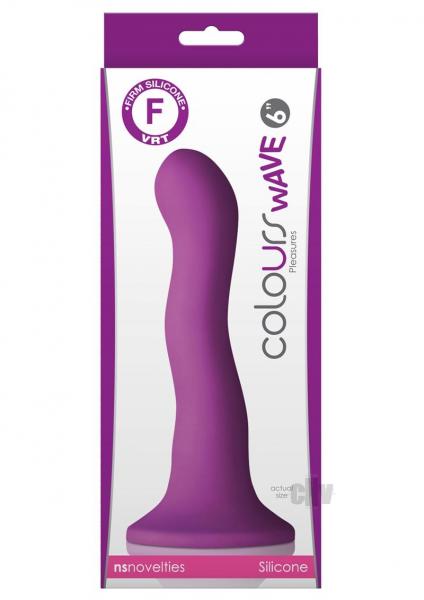 Colours - Wave - 6in Dildo - Purple