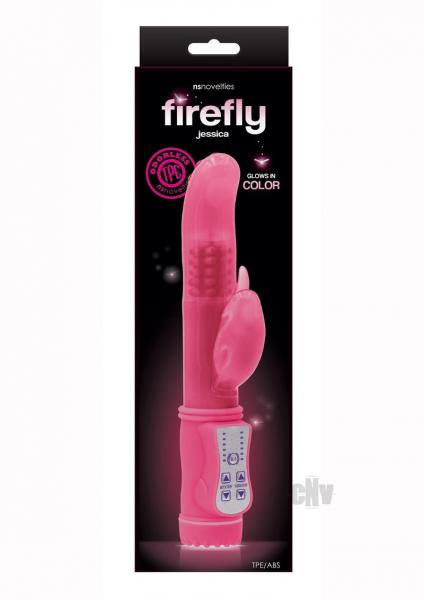 Firefly Jessica Rotating Rabbit Vibrator - Pink