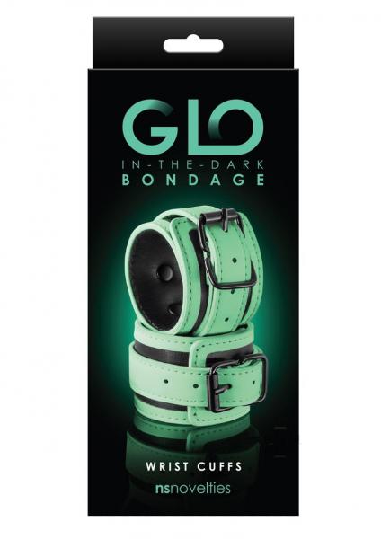 GLO Bondage Wrist Cuff Green