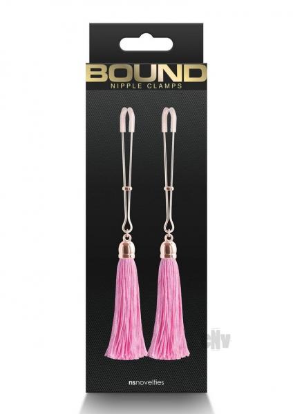 Bound Nipple Clamps T1 Pink