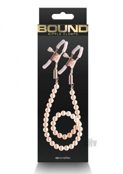 Bound Nipple Clamps Dc1 Rose Gold