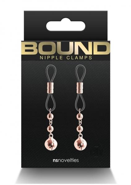 Bound Nipple Clamps D1 Rose Gold