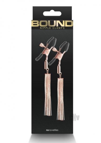 Bound Nipple Clamps D2 Rose Gold