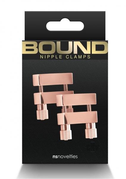 Bound Nipple Clamps V1 Rose Gold