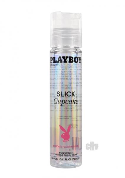 Playboy Slick Flavored Water-based Lubricant Cupcake 1 Oz.