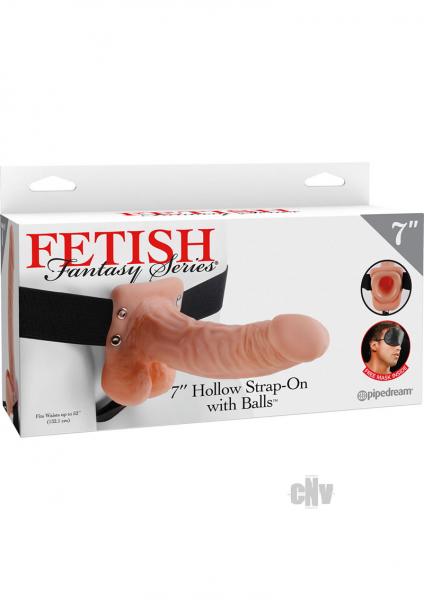 Fetish Fantasy 7in Hollow Strap-on With Balls