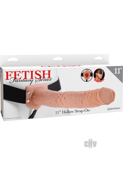 Fetish Fantasy 11in Hollow Strap-on Flesh