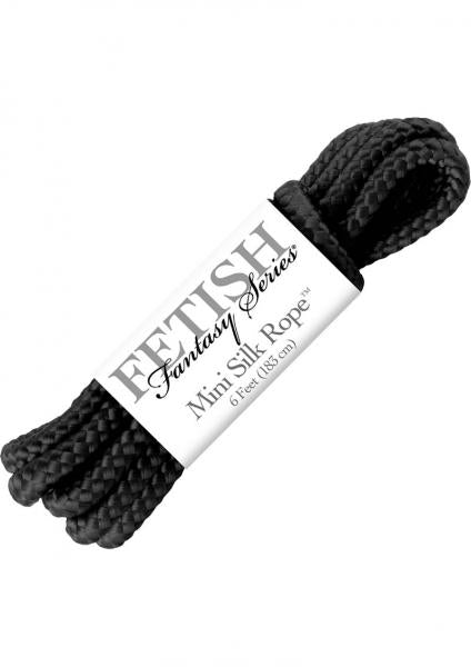 Fetish Fantasy Mini Silk Rope Black