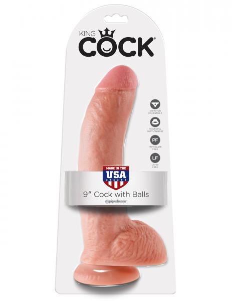 King Cock 9 inches Cock with Balls