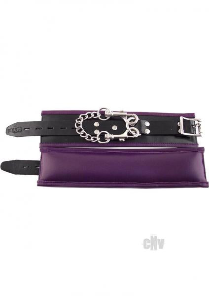 Rouge Padded Wrist Cuffs Black/purple