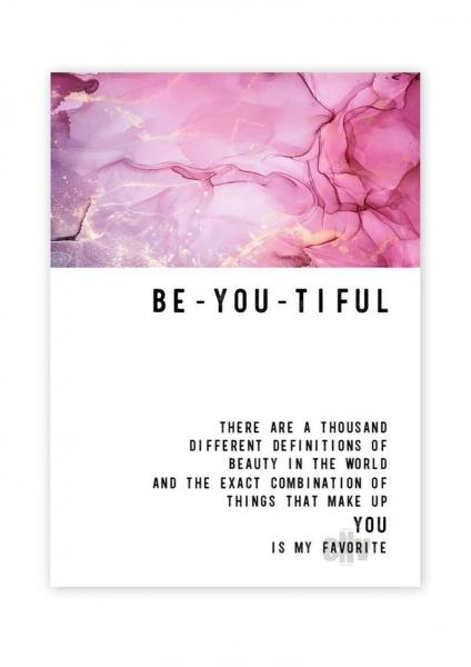 Be -you-tiful Greeting Card