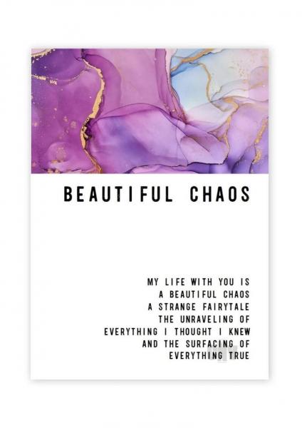 Beautiful Chaos Greeting Card