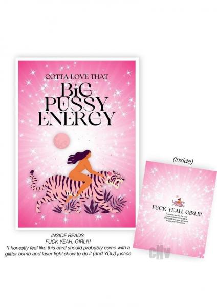 Big Pussy Energy Card