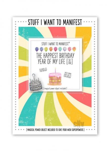 Manifest Greeting Card Bday