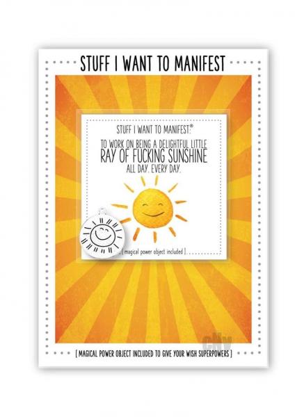 Manifest Greeting Card Sunshine