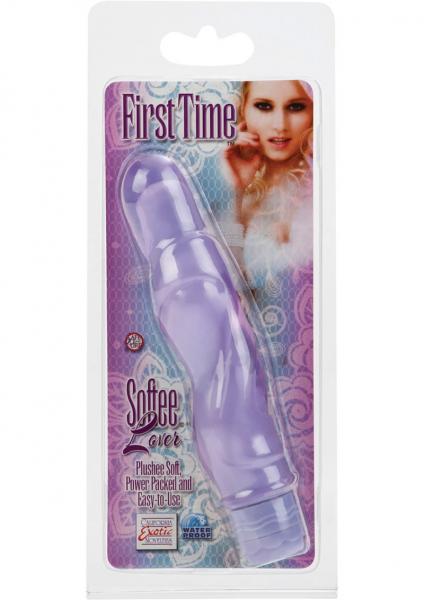 First Time Softee Lover Vibe Waterproof 5 Inch - Purple