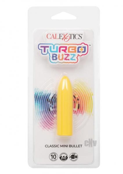 Turbo Buzz Classic Mini Bullet Stimulator - Yellow