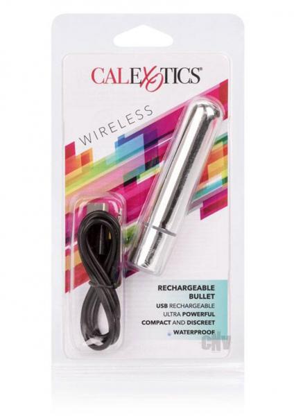 Rechargeable Bullet Vibrator Silver