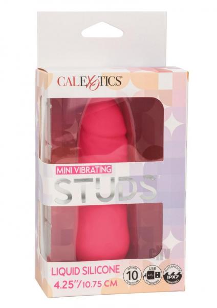 Silicone Studs Mini Vibrating Studs - Pink