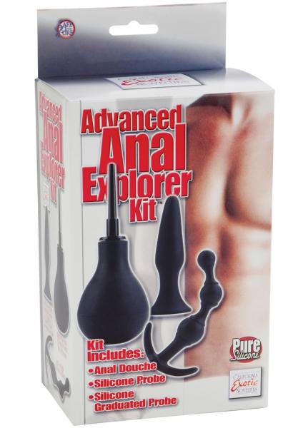 Advanced Anal Explorer Kit Silicone Black