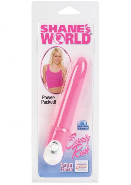 Shanes World Sorority Rush Vibrating Massager Waterproof Pink 4.5 Inches