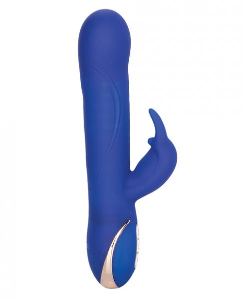 Jack Rabbit Rotating Beaded Rabbit Vibrator Blue