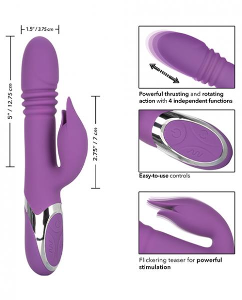 Enchanted Kisser Purple Rabbit Style Vibrator