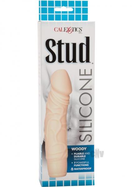 Silicone Studs Woody Ivory Beige Vibrator