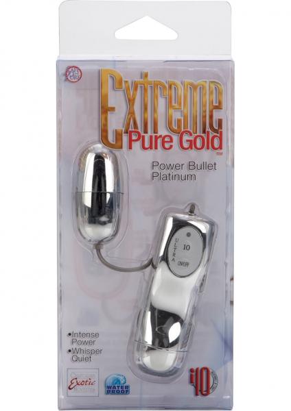 Extreme Pure Gold Power Bullet Waterproof 2 Inch Platinum