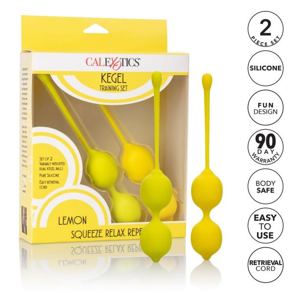 Kegel Training Set Lemon Yellow