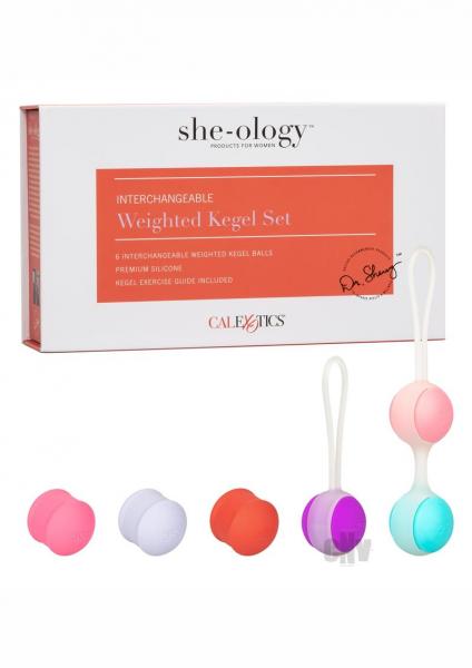 She-ology Interchangeable Weighted Kegel Set