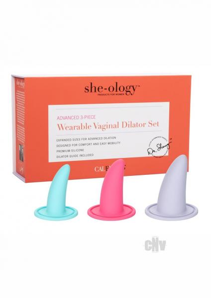 She-ology Advanced Wearable Vaginal Dilator - 3 Piece Set