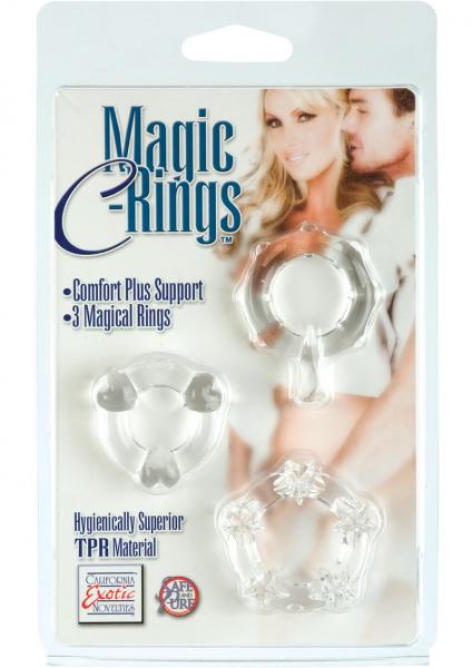 Magic C Rings Set Of 3 Clear