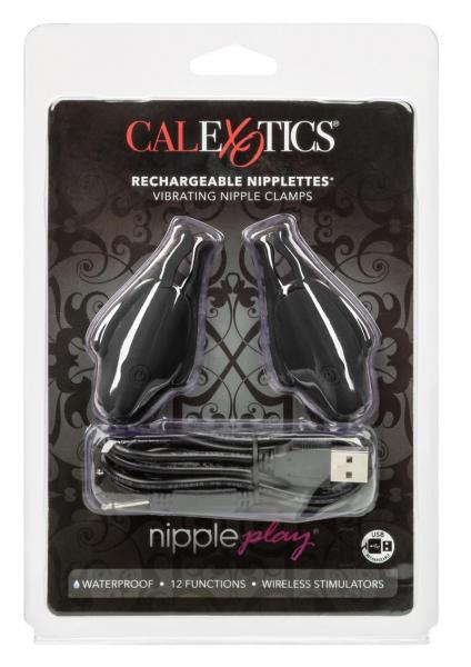 Nipple Play Rechargeable Nipplettes - Black