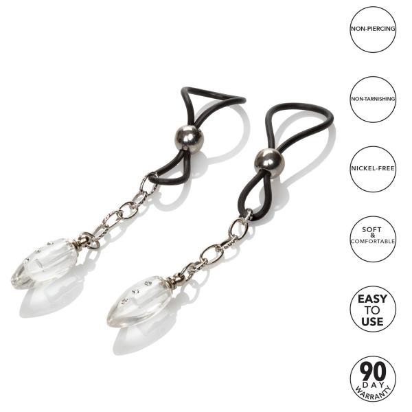 Nipple Play Non-Piercing Jewelry Crystal Teardrop