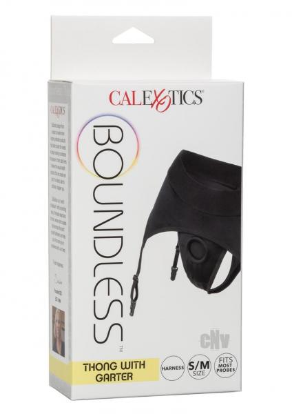 Boundless Thong W/garter S/m