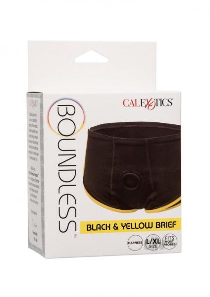 Boundless Boxer Brief - Black/yellow L/xl