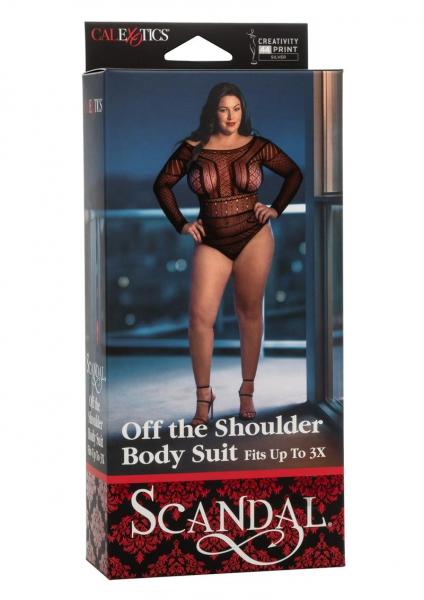 Scandal Plus Size Off The Shoulder Body Suit