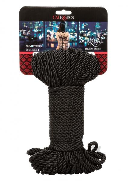 Scandal BDSM Rope 98.5 feet Black