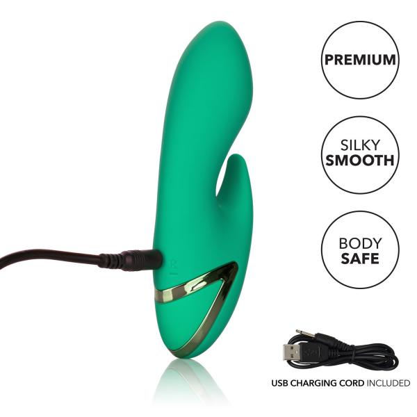 California Dreaming Sierra Sensation Green Rabbit Vibrator