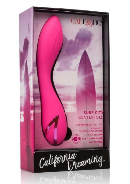 California Dreaming Surf City Centerfold Pink Vibrator