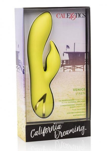 California Dreaming Venice Vixen Yellow Vibrator