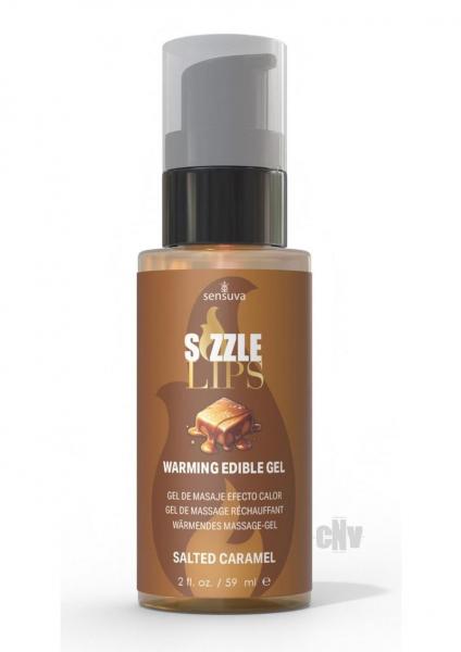 Sizzle Lips Warming Gel Salted Caramel 2 Oz